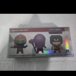 MOTU Masters Of The Universe Figural bag clip Trap Jaw- Skeletor - Tri-Klops -